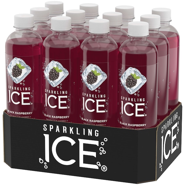 Sparkling Ice Black Raspberry Sparkling Water 17 oz. Bottle, PK12 PK12 FG00014 - main